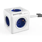 Allocacoc 1300BL/DEEXPC, 1,5 m, Uso interior, Tipo F, Azul, CE, KEMA (nuevo estándar europeo), TUV GS, 5 tomas de corriente AC