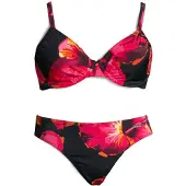 LASCANA Bikini rojo / negro