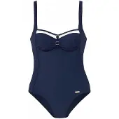 LASCANA Bañador moldeador navy / blanco