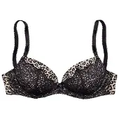 LASCANA Sujetador beige / negro