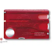 Victorinox SwissCard Nailcare rojo transparente 0.7240.T