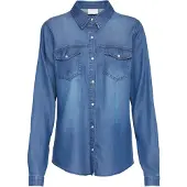 Vila Blusa 'VIBista' azul denim