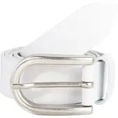 Vanzetti Cinturón plata / blanco