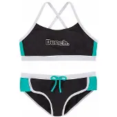 Bench Bikini turquesa / negro / blanco