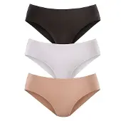 LASCANA Panti beige / negro / blanco