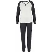 Buffalo Pijama negro / blanco
