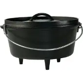 Lodge Camp Dutch Oven L10DCO3 extra profundo, incl. tapa, 4,7L