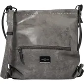 Tom Tailor Bolso de hombro 'Elin' gris / plata