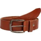 Jack & Jones Cinturón 'Paul' marrón rojizo / plata