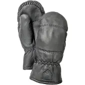 Hestra - Leather Box Mitt - Guantes size 7, gris/blanco
