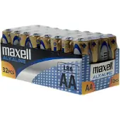 Maxell Caja 32 Pilas Lr6 Aa
