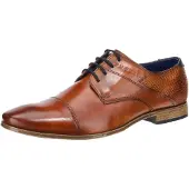 Bugatti Zapatos con cordón cognac