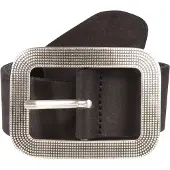 Vanzetti Cinturón negro / plata