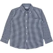 Hust and Claire Camisa 'Rene' navy / blanco