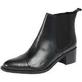 Bianco Botas Chelsea 'Carol' negro