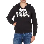 Lonsdale Sudadera con cremallera 'Krafty' negro / blanco