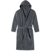 Schiesser Albornoz largo gris oscuro