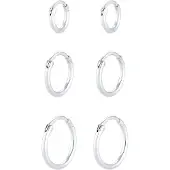 Elli Pendientes 'Creolen' plata