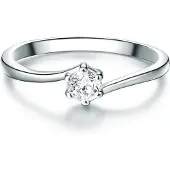Trilani Anillo plata / transparente