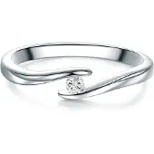 Trilani Anillo plata / transparente