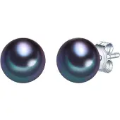 Valero Pearls Pendientes genciana / plata
