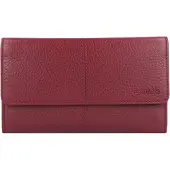 Esquire Verona Cartera Bloqueo RFID Piel natural 18 cm rojo
