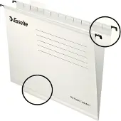 Esselte Classic Carpeta colgante reforzada | 345 mm | blanco | 25 unidades