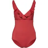 Jette Traje de baño rojo fuego
