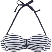 Venice beach Top de bikini navy / blanco