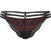 LASCANA Braga 'Brief' rojo / negro