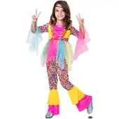 MOM Disfraz De Niña Hippie
