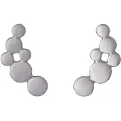 Pilgrim Pendientes 'Leah' plata