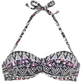 LASCANA Top de bikini 'Yuca' negro