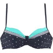 LASCANA Top de bikini 'Monroe' turquesa