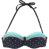 LASCANA Top de bikini 'Monroe' azul / turquesa