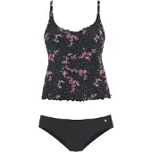 LASCANA Tankini rosa / negro