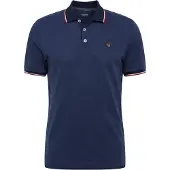 Jack & Jones Camiseta 'Bluwin' navy / amarillo moteado / rojo sangre / blanco
