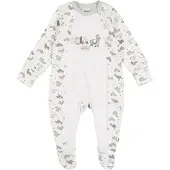 Jacky Pijama marrón claro / gris / gris claro / naranja / blanco