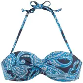 LASCANA Top de bikini 'Boho' navy