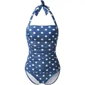 LASCANA Traje de baño 'Lissy' azul / blanco