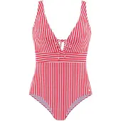 s.Oliver Traje de baño rojo / blanco
