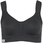 LASCANA Sujetador deportivo negro / blanco