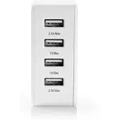 Nedis Cargador De Pared Usb Wchau481awt
