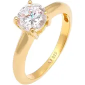 Elli Anillo oro / transparente