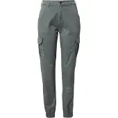Urban Classics Pantalón cargo ' Ladies High Waist Cargo Pants ' gris