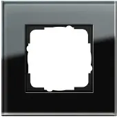 Gira Rahmen 1 pieza, Esprit, vidrio negro, 021105