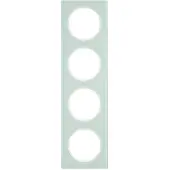 Berker 10142209, blanco, vidrio, sin tornillos, , R.3, IP20