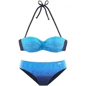LASCANA Bikini azul real / azul claro