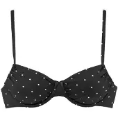LASCANA Top de bikini negro