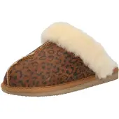 Shepherd Zapatillas de casa 'Jessica' crema / marrón / marrón oscuro